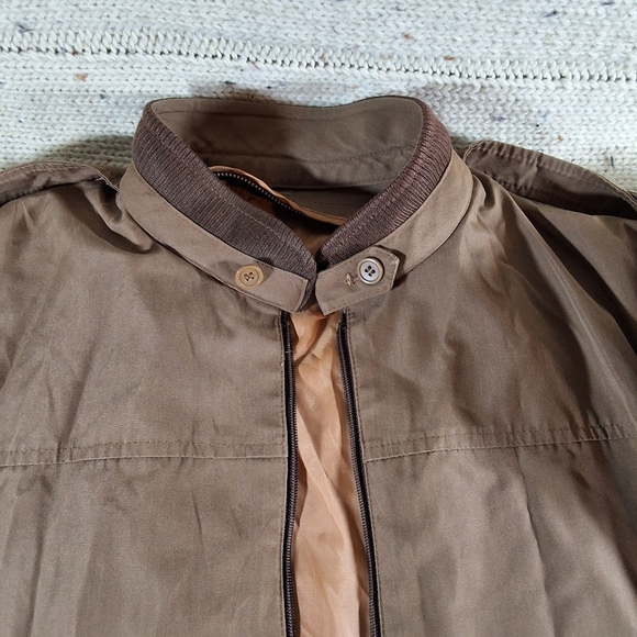 Men's Brown Bomber Jacket - Picture 5 of 11